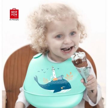 Waterproof Silicone Baby Apron (278)