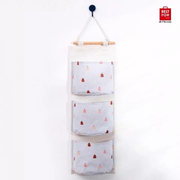 3 Pockets Wall Hanging Bag-Model 1 (65)