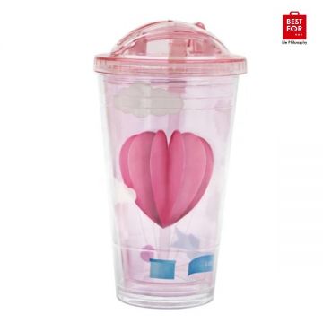 Double Layer Pink Cup-Model 1 (1700)