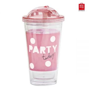 Double Layer Pink Cup-Model 2 (1700)