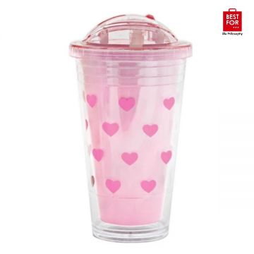 Double Layer Pink Cup-Model 4 (1700)