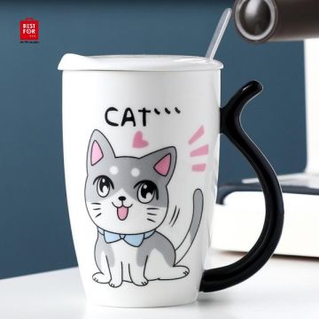 Cat Ceramic Mug-Model 2 (256)