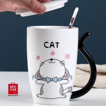 Cat Ceramic Mug-Model 4 (256)