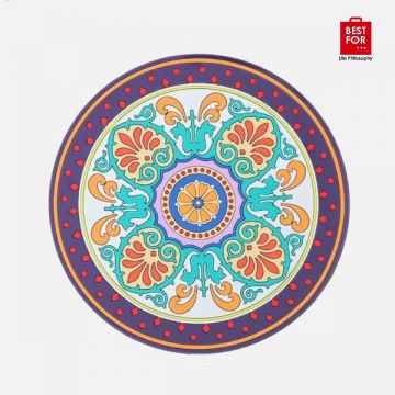 Floral Silicone Placemat-Model 3 (284)