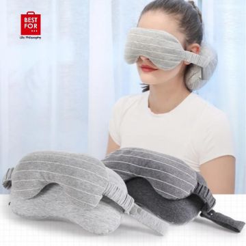 Travel Eye Mask and Neck Pillow (333)