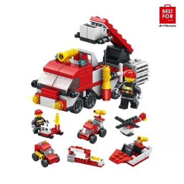 Fire Brigade Mini Bricks 6IN1 (673)