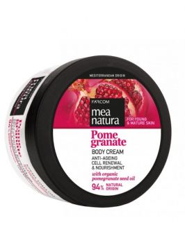 MEA NATURA Pomegranate Body Cream Anti-Ageing, Cell Renewal & Nourishment /250ml (483)