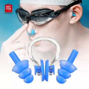 Silicone Earplugs And Nose Clip (751)